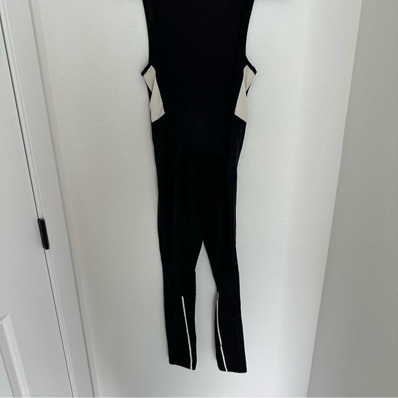 RAPHA One Piece Cycling Jumpsuit Size Small Women’s Black White Front Zipper - Picture 7 of 10